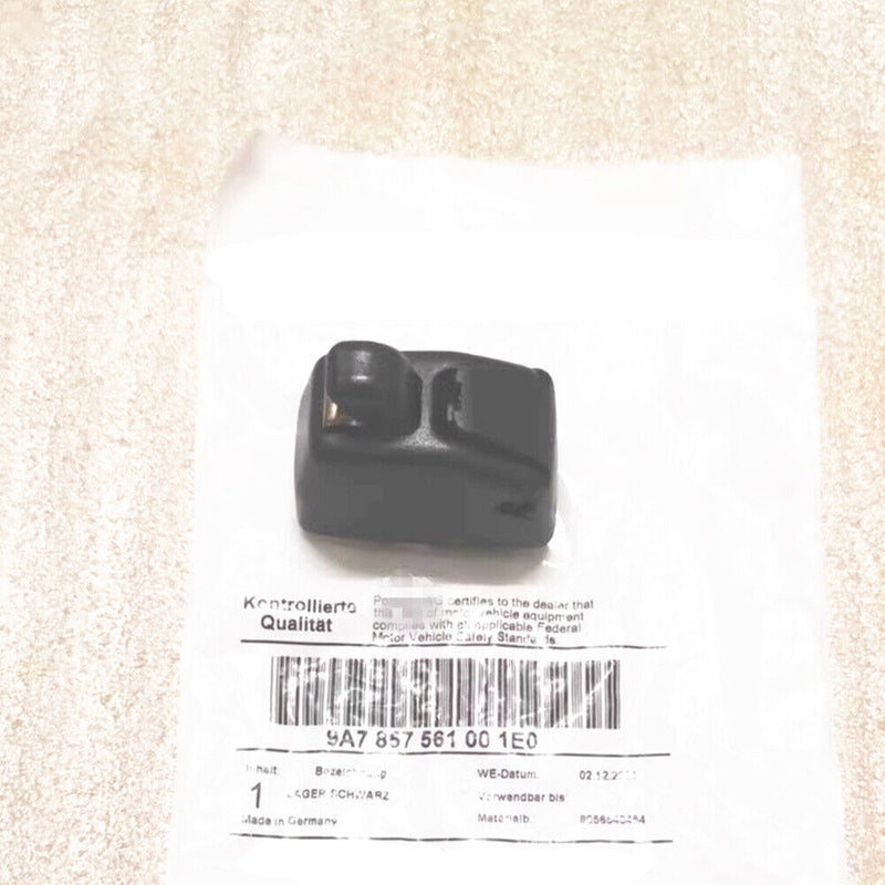 Black 9A7857561001E0 Sun Visor Clip Hook Retainer for Porsche Cayenne 2018-2023