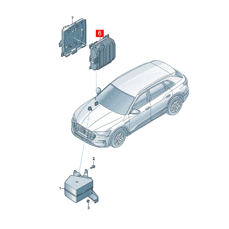WXZOS Engine Noise Production Control Module Unit for Audi e-tron (GEN/GEA) 2019-2023
