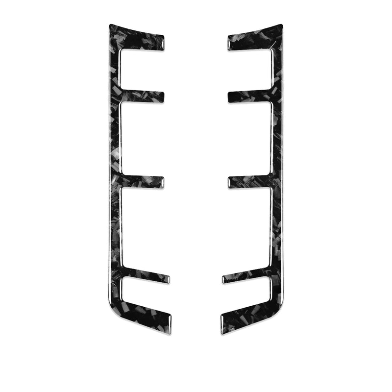 WXZOS Genuine Carbon Fiber Rear Center Console Panel Trim for Porsche Panamera 2010-16