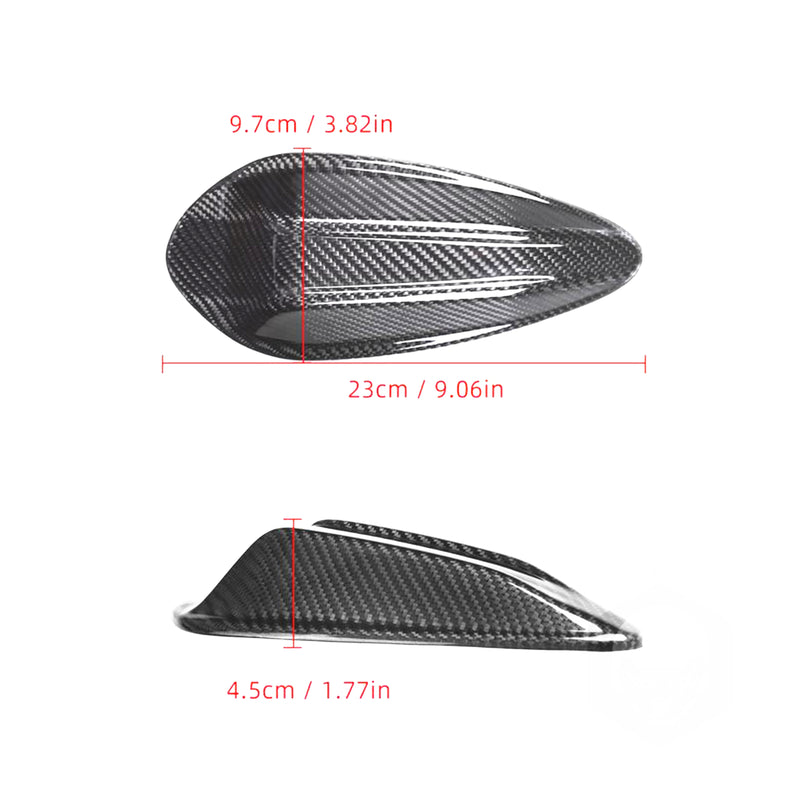 WXZOS Genuine Carbon Fiber Roof Shark Antenna Cover for BMW M2 G87 X4 2023-2025