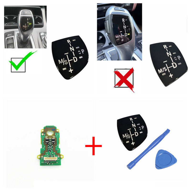 Gear Shift Knob Panel w/LED Circuit Board for BMW 4er F32 F33 F82 F83 2014-2020