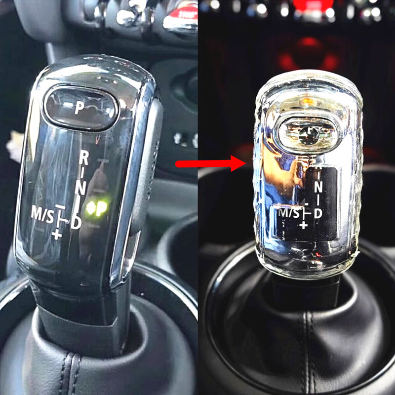 WXZOS Gear Shift Knob Lever Rock Crystal Cover for Mini Cooper Clubman F54 2019-2023
