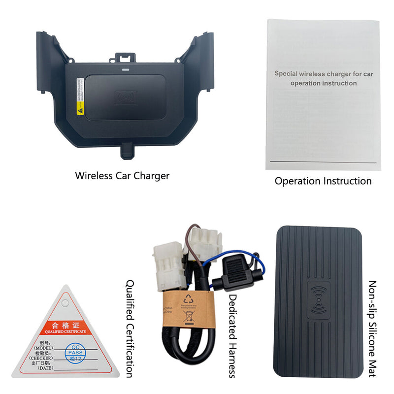 WXZOS Center Console Phone  Wireless Fast Charging Pad for BMW 5series G30 2018-2022