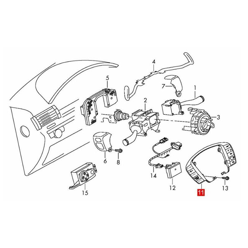 Sale Steering Wheel Multiple Control Switch for VW Phaeton 2010-2015