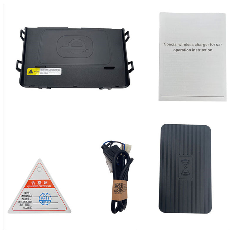WXZOS Front Center Console Wireless Fast Charging Pad for VW Tiguan 2012-2016