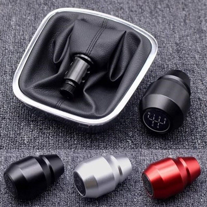 5 Speed Aluminum Alloy Gear Shift Knob w/Gaitor Boot for VW Polo 2011-2017 MT