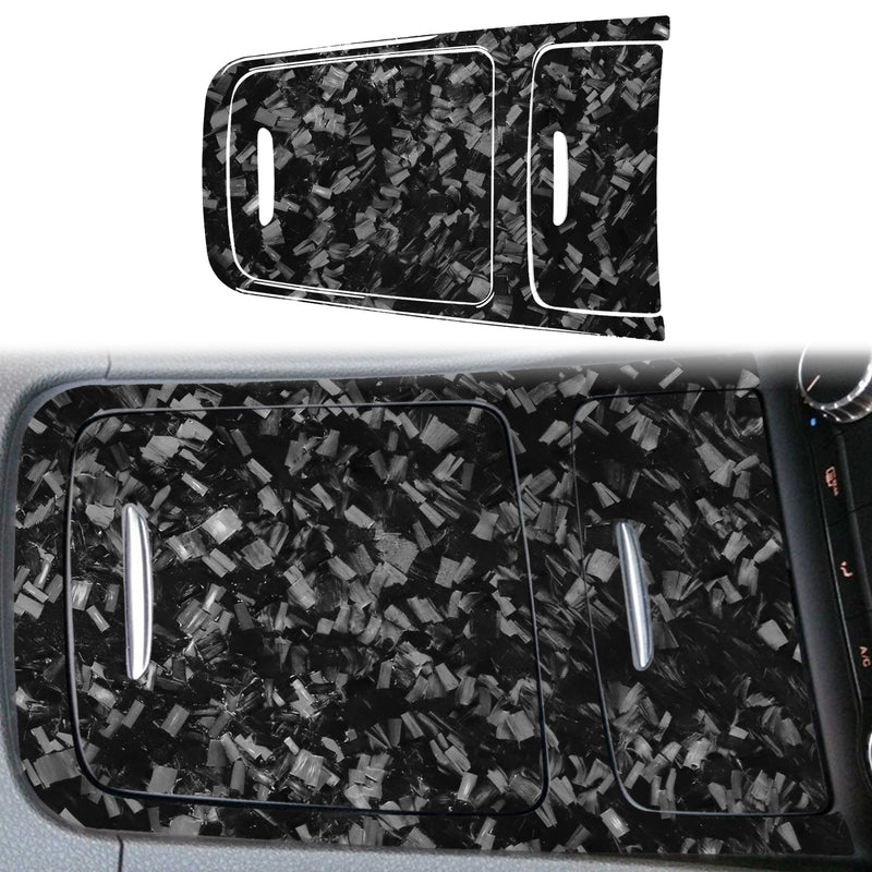 WXZOS Genuine Carbon Fiber Center Console Panel Trim for Mercedes W117 CLA 2013-2017