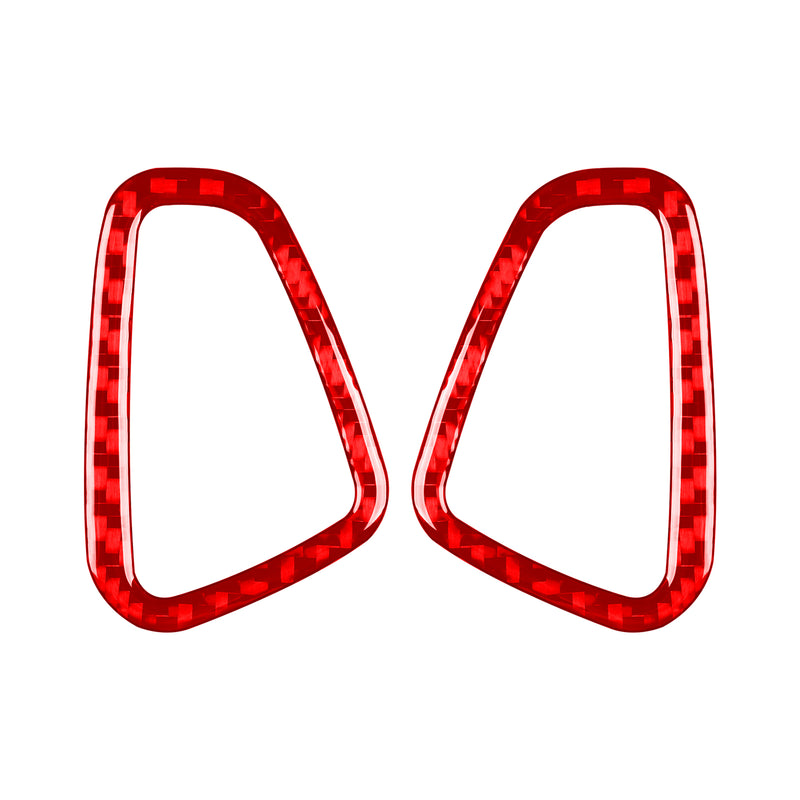 WXZOS Carbon Fiber Dashboard Air Outlet Vent Trim for Mercedes W206 C-class 2022-2024