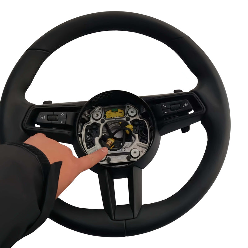 WXZOS Steering Wheel SRS Horn Contact Plate Replace for Porsche 911 (992) 2020-2024