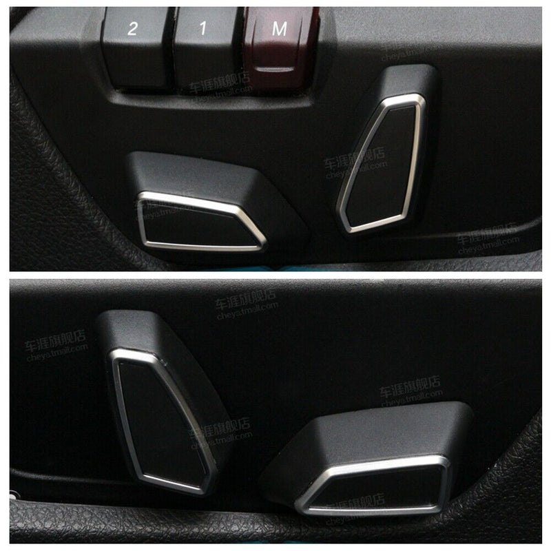 Seat Adjustment Switch Control Button Cover Trim for BMW 2 3 4 Series 2013-2014