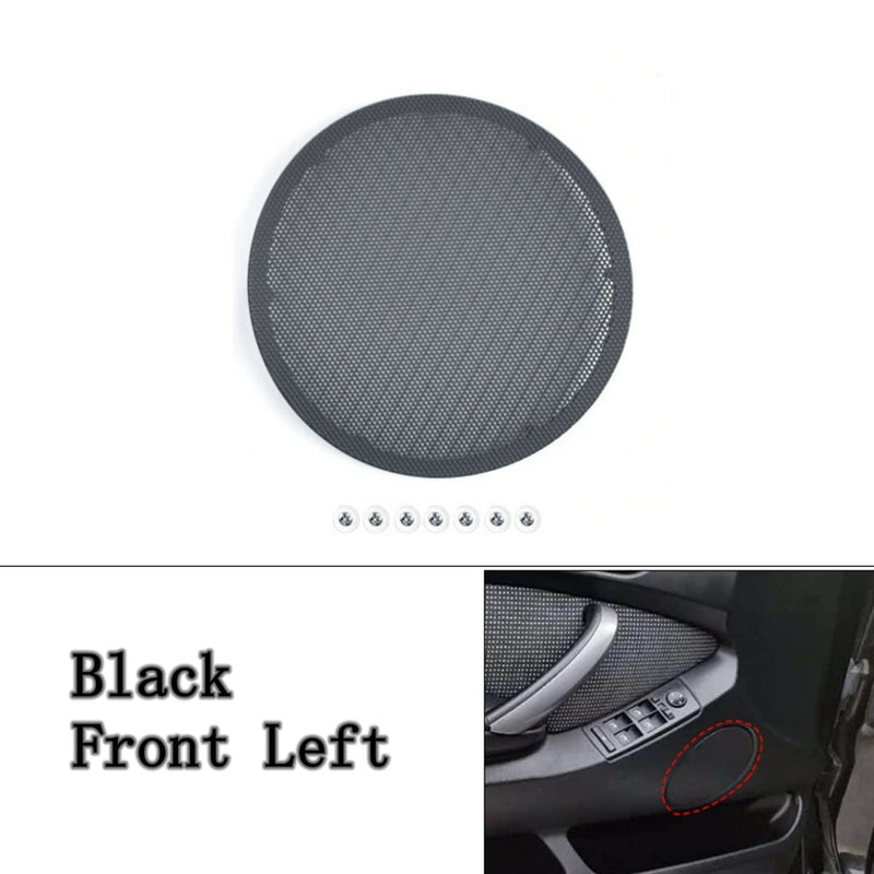 WXZOS Door Speaker Grille Cover Trim Replace w/7Pcs Screws for BMW E53 X5 1999-2006
