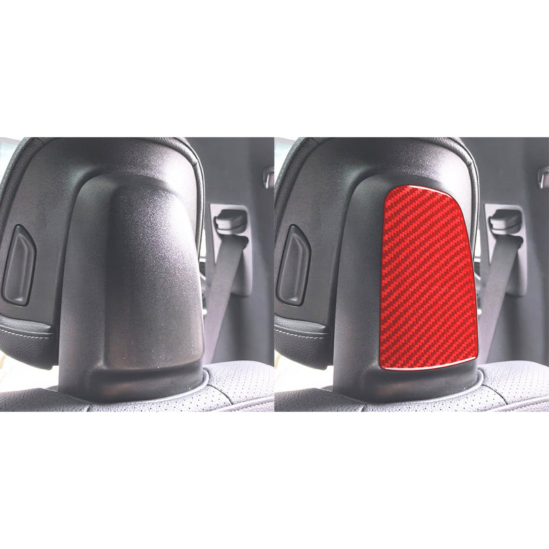 WXZOS Genuine Carbon Fiber Front Head Restraint Trim for Benz W206 C-class 2022-2024