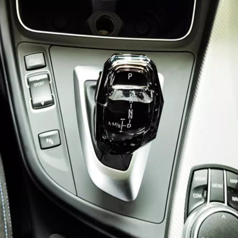 WXZOS Rock Crystal Gear Shift Lever Cover for BMW 5series F10 F11 F07 GT 2010-2017