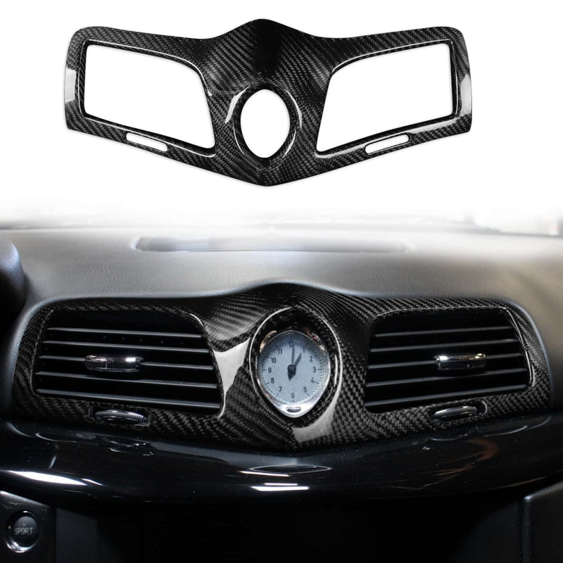 WXZOS Car  Carbon Fiber A/C Air Vent Bezel Trim for Maserati GranTurismo(M145) 2009-19