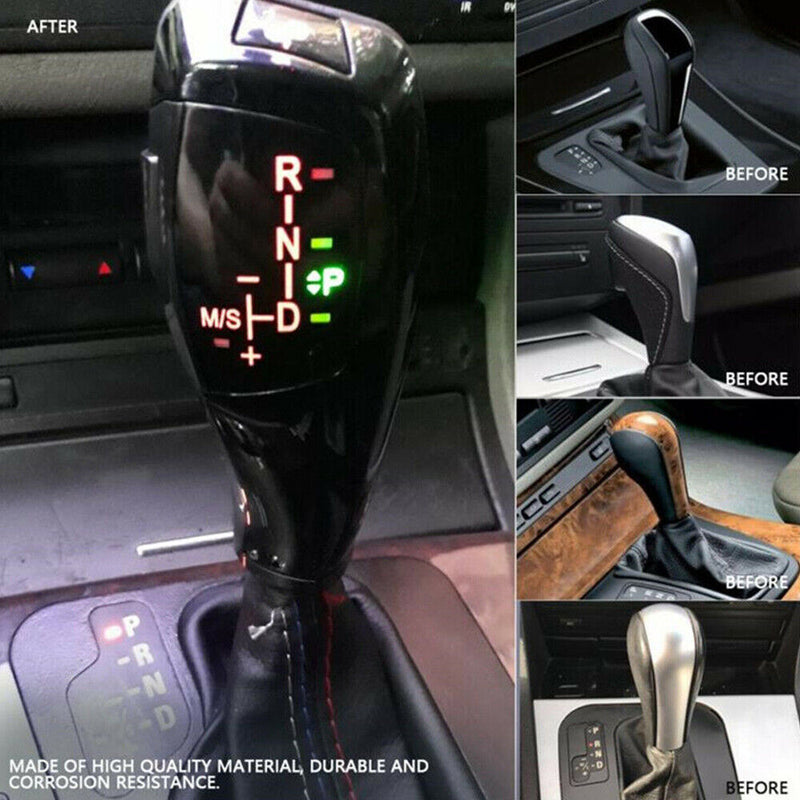 Silver LED Gear Shift Knob for E81 E82 E84 E87 E88 E89 E90 E91 E92 E93