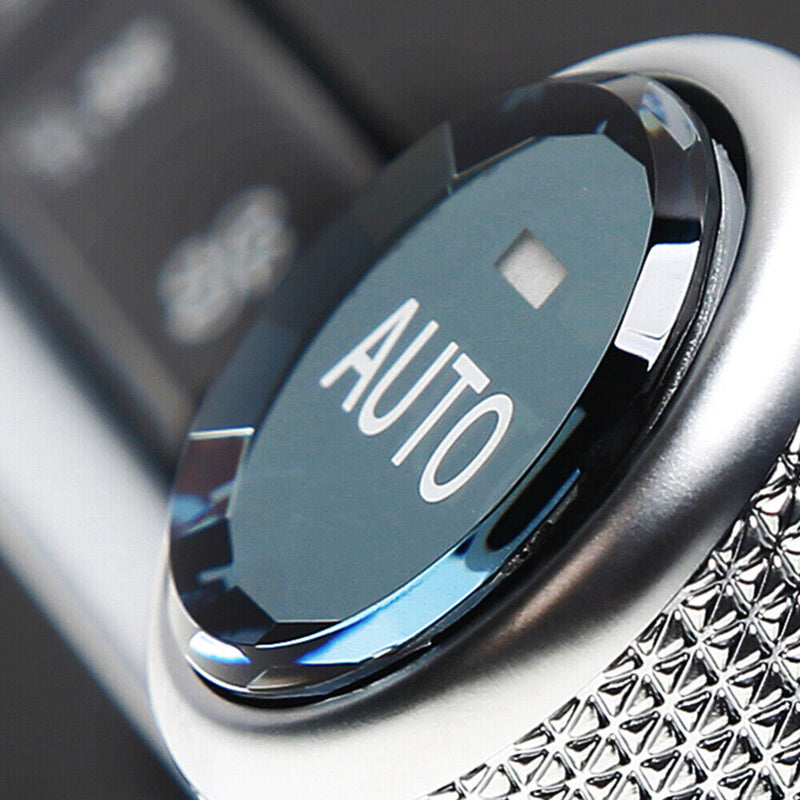 AC Climate Control Volume Button Knob Crystal Ring Cover Trim for BMW X5 F15 F16