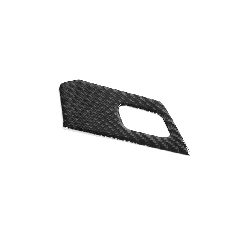 WXZOS Genuine Carbon Fiber Exterior Door Camera Trim for Chevrolet Corvette C8 2020-24