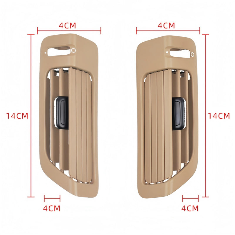 Beige B-Pillar Air Vent Grille Trim Replacment for Porsche Cayenne 92A 2011-2017