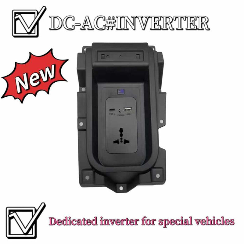 WXZOS DC-AC Inverter USB/Type-C Wireless Fast Charging Pad for Toyota Tundra 2015-2021
