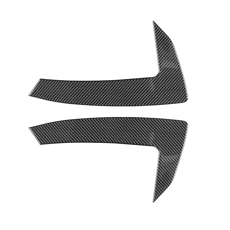 WXZOS Genuine Carbon Fiber Side Air Intake Trim for Chevrolet Corvette C8 2020-2024