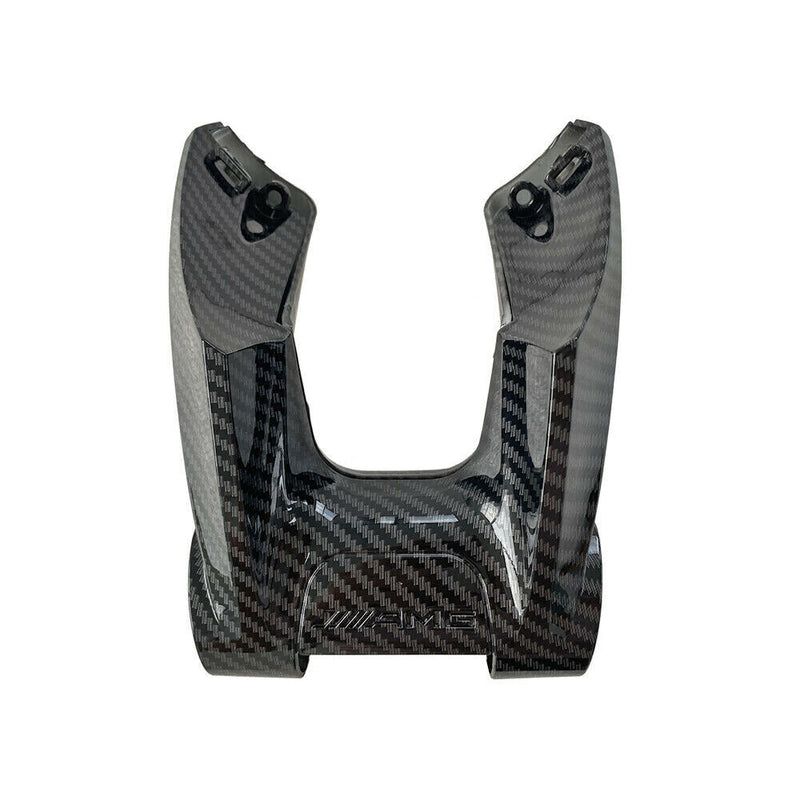 Steering Wheel Lower Carbon Fiber Trim U Shape Cover for Mercedes-Benz AMG 2019+