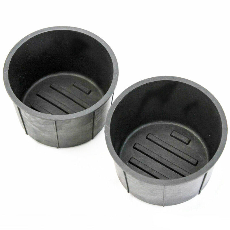 2x Rear Console Cup Holder Rubber Insert Liner 9L3Z1513562B For Ford F150 09-14