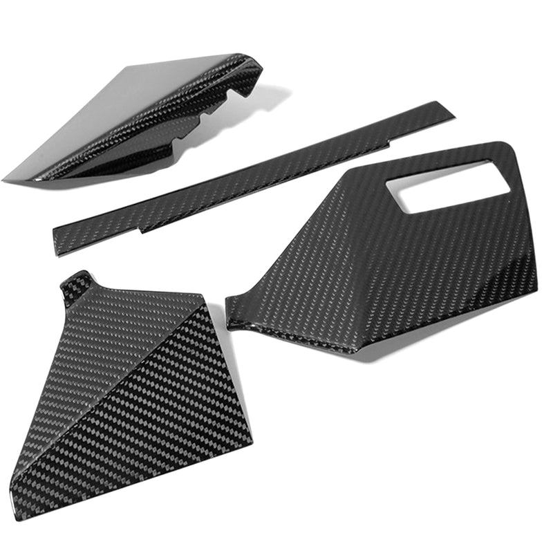 WXZOS Genuine Carbon Fiber Center Console Dashboard Trim for Audi A3 S3 RS3 2021-2023