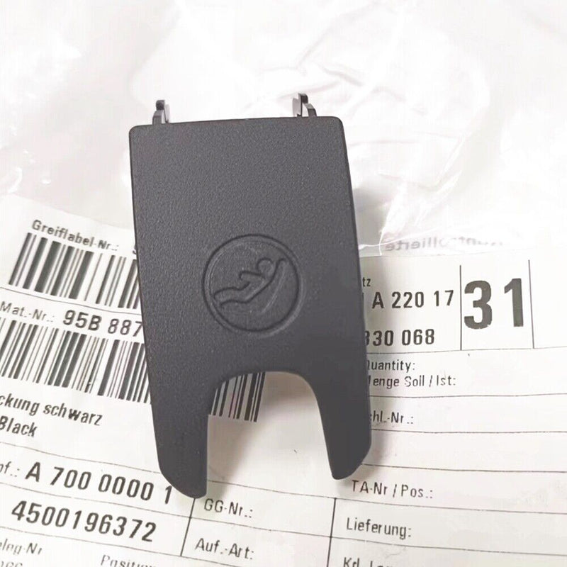 Coperchio interruttore ISOFIX fibbia sedile posteriore nero per Porsche Macan...