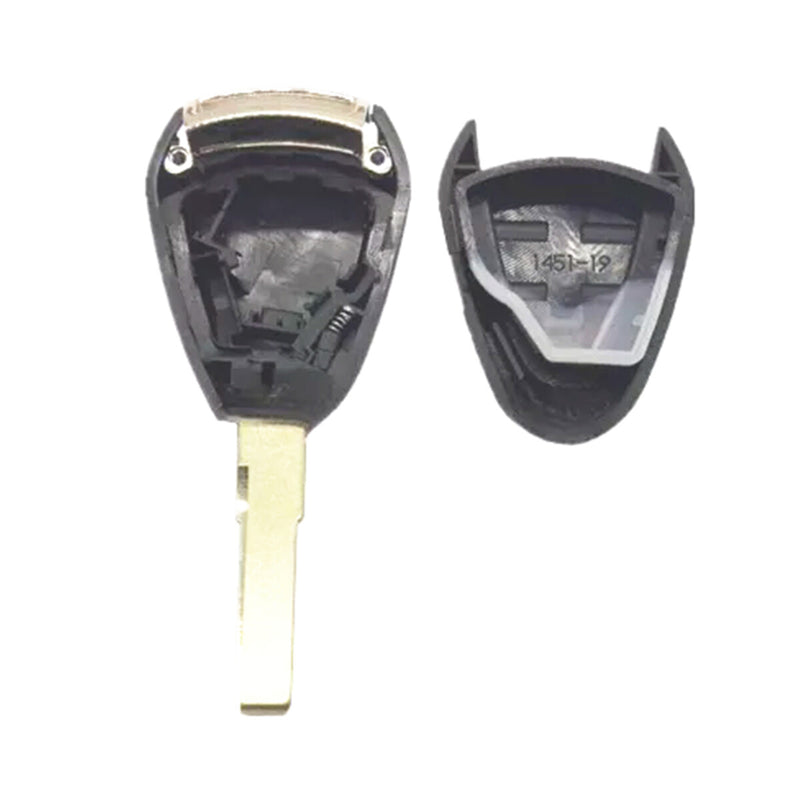 WXZOS 2/3 Buttons Remote Key Fob Shell w/Rubber Mat for Porsche 911 (997) 2005-2012