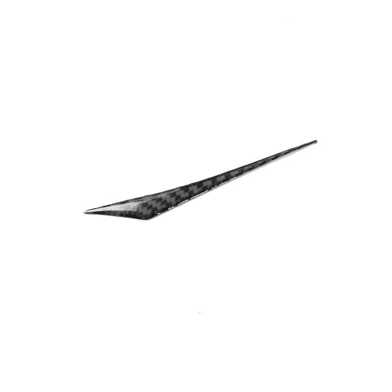 WXZOS Genuine Carbon Fiber Rear Taillight Trim for Chevrolet Corvette C8 2020-2024