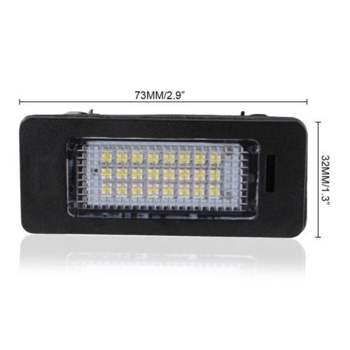 2x Error Free LED License Plate Light Lamp For Audi A4 B8 A5 S5 TT Q5 PASSAT R36