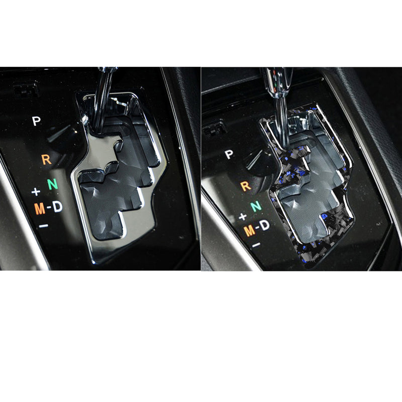 WXZOS Genuine Carbon Fiber Gear Shift Knob Lever Panel Trim for Toyota Corolla 2014-18