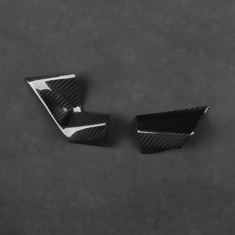 WXZOS Genuine Carbon Fiber Dashboard LCD Screen Trim for BMW 3Series G20 G21 2023-2025