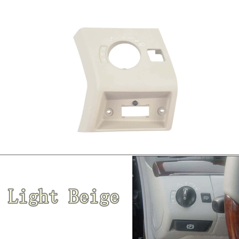 Light Beige Headlight Switch Bezel Cover for MercedesBenz W220 S-Class 1998-2005