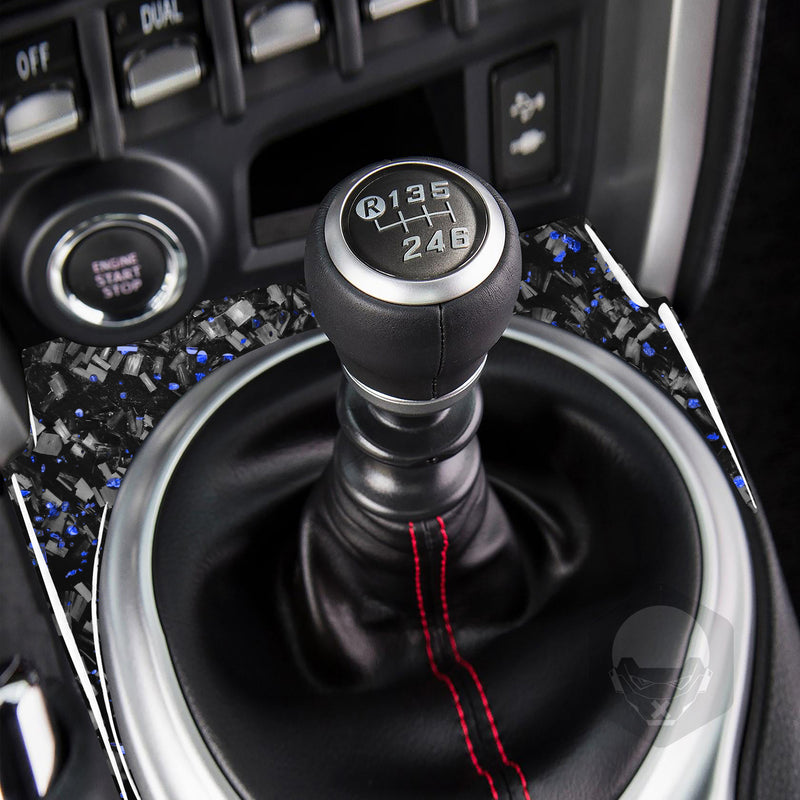 WXZOS Genuine Carbon Fiber Gear Shift Knob Lever Panel Trim for Toyota  86 2017-2020