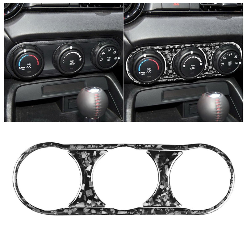 WXZOS Dash A/C Heater Climate Control Switch Panel Trim for Mazda MX-5 Miata 2016-2023