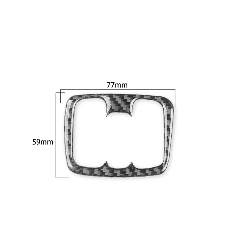 WXZOS Genuine Carbon Fiber Power Window Switch Panel Trim for Toyota Celica 2000-2005