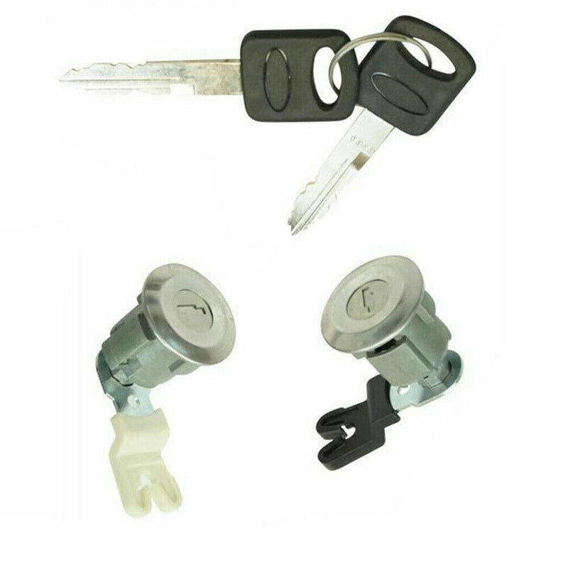 2Pcs Door Lock Cylinder w/Keys for Ford F150 1996 F250 1996 F350 1996-1997