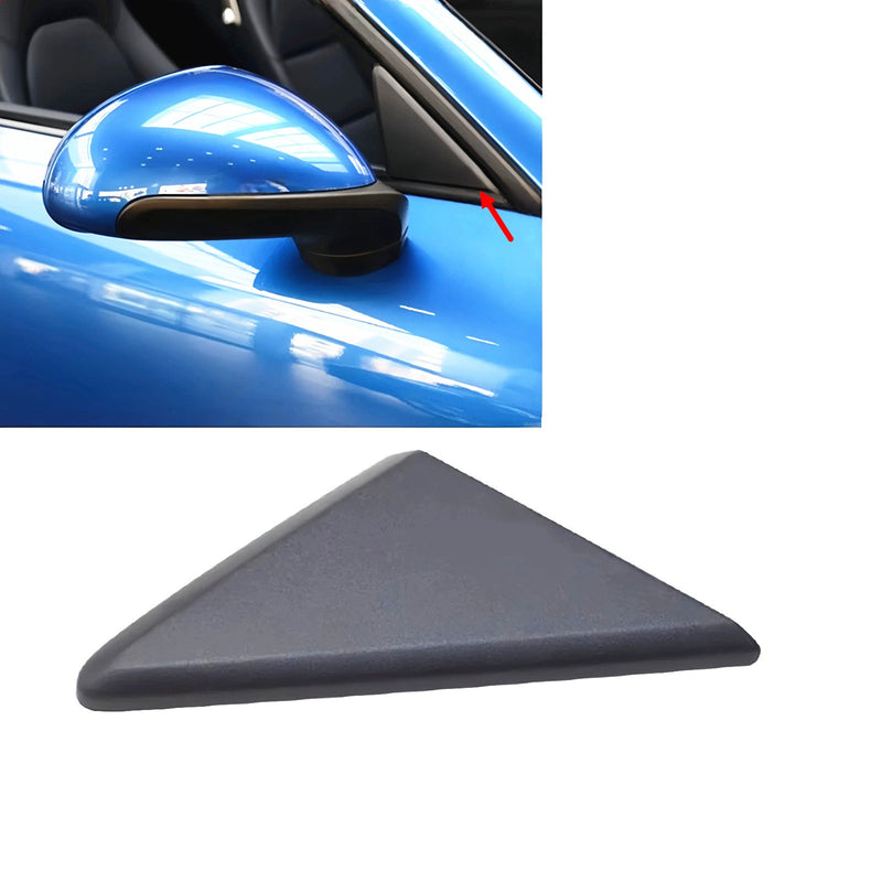 WXZOS Side Rear View Wing Mirror Triangle Panel for Porsche Cayman (981) 2014-2016