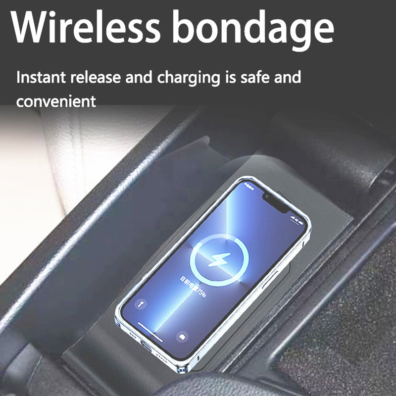 WXZOS Center Console Phone Wireless Fast Charging Pad for BMW E90 E92 E93 2005-2012