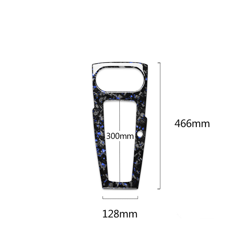 WXZOS Genuine Carbon Fiber Gear Shift Lever Panel Trim for Audi A3 S3 RS3 2014-2018