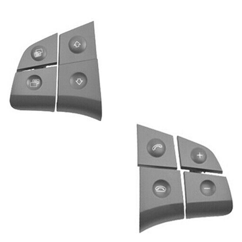 For Mercedes-Benz W164 ML GL 2006-2009 Gray R&L Steering Wheel Switch Button