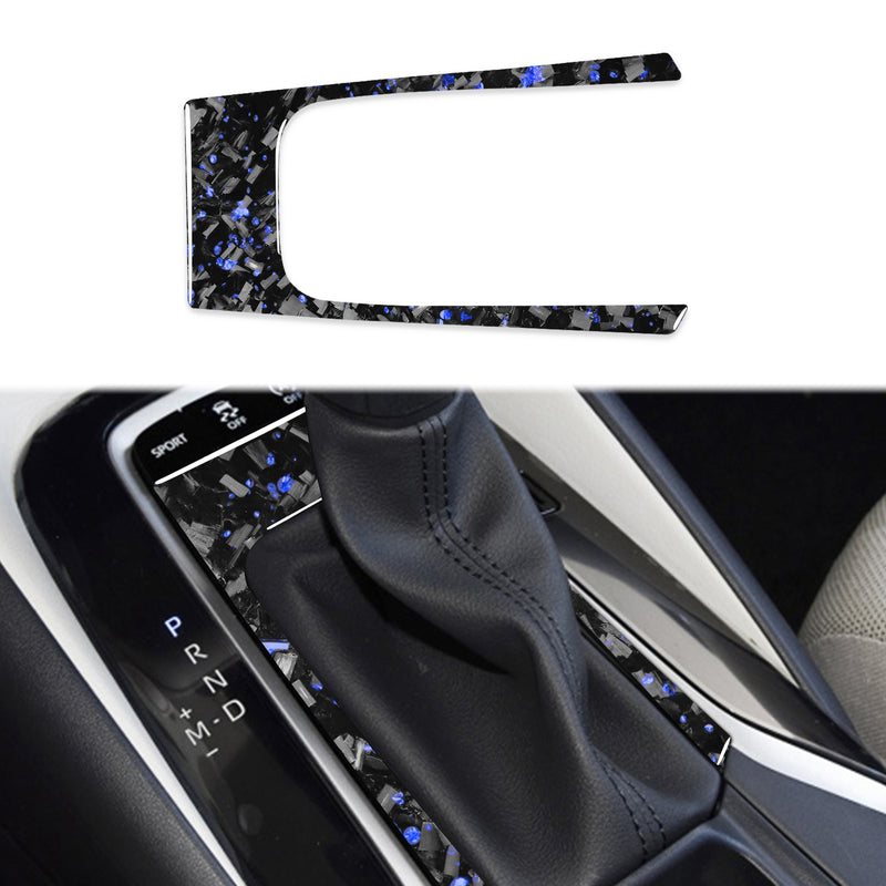WXZOS Genuine Carbon Fiber Gear Shift Lever Panel Trim for Toyota Corolla 2019-2020