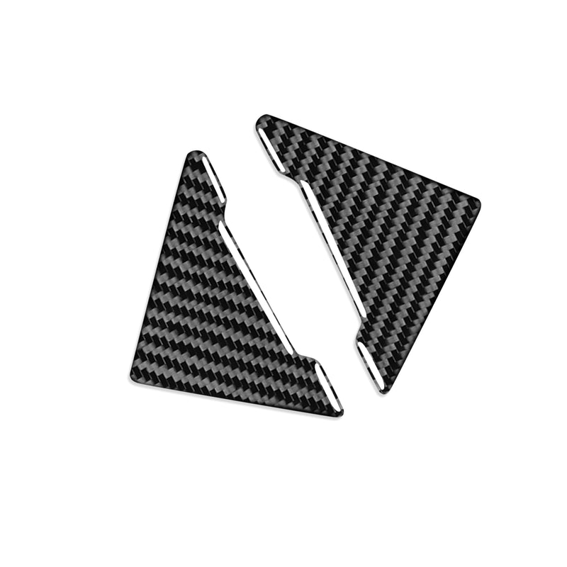 WXZOS Genuine Carbon Fiber Door Plate Anti-Collision Sticker for BMW F06 F12 2012-2018