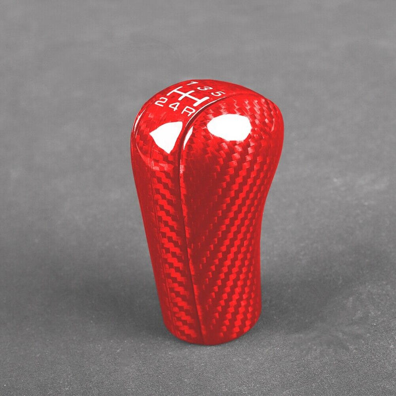 Genuine Carbon Fiber Gear Shift Knob Handle Cover Fit for Nissan GT-R 1989-2002