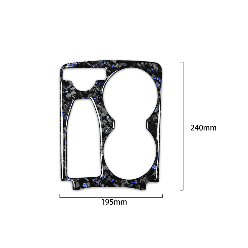 WXZOS Genuine Carbon Fiber Gear Shift Lever Trim for Benz X204 GLK-Class 2008-2015