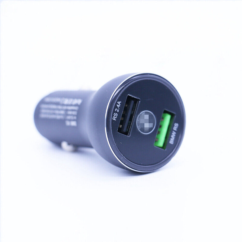Dual USB Charger Socket Power Outlet Adapter for BMW
