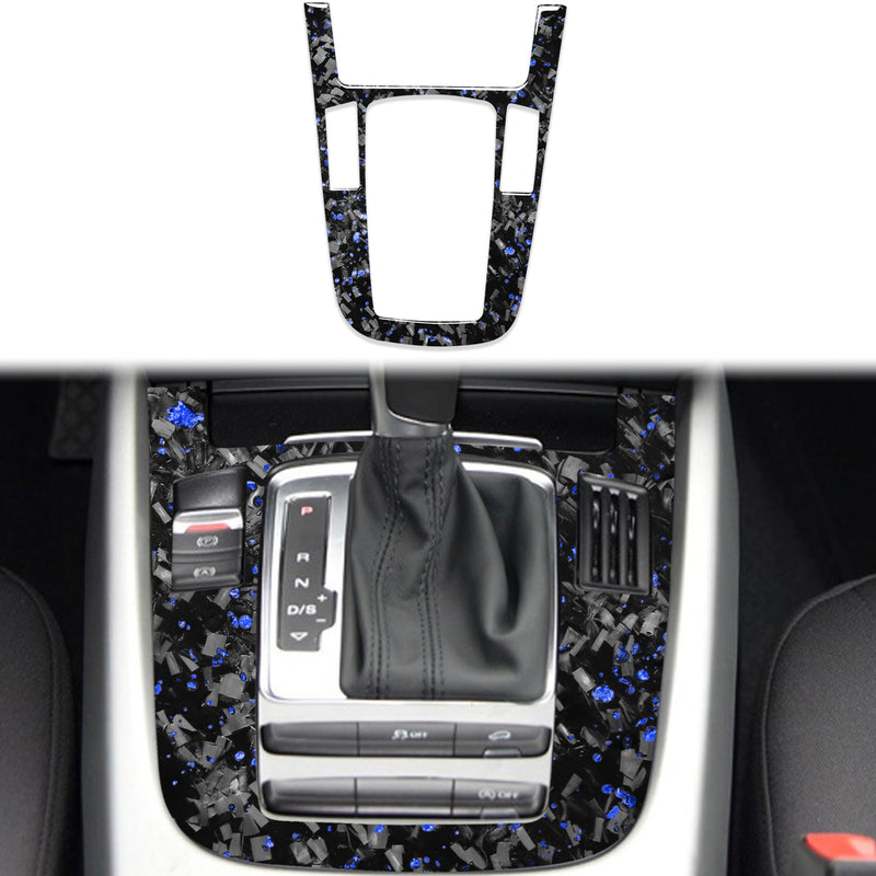 WXZOS Genuine Carbon Fiber Gear Shift Lever Panel Trim for Audi A5 S5 RS5 2013-2016