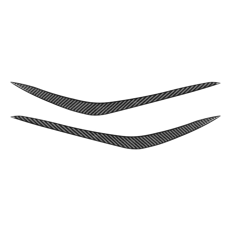 WXZOS Genuine Carbon Fiber Front Bumper Corner Trim for Chevrolet Corvette C8 2020-24
