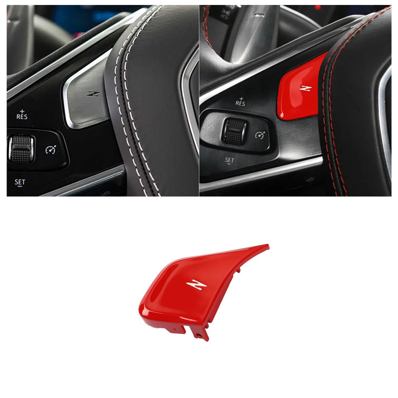 WXZOS Steering Wheel Left Z-Mode Button Trim Cover for Chevrolet Corvette C8 2020-2024